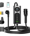 NOEIFEVO 2026 Pro Typ 2 Ladekabel Schuko 220V, 3,7kW Mobile Wallbox mit APP, 6-16A 1-phasig Ladekabel e auto  für Allen EVs(IEC 62196-2) & PHEVS