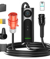 NOEIFEVO Q21W Wlan Mobile Wallbox 11kW mit APP Fernsteuerung ,5m/10m Typ2 CEE16A 3Phase Ladekabel Elektroauto
