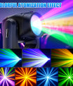 200W LED Beam -moving head -valo, 18 prismaa sisältävä väriprojektori näyttämövalaistukseen, tehosteprojektori baareihin, syntymäpäiväjuhliin, klubeille, KTV:hen, konsertteihin ja teattereihin