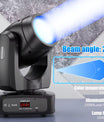 200W LED Beam -moving head -valo, 18 prismaa sisältävä väriprojektori näyttämövalaistukseen, tehosteprojektori baareihin, syntymäpäiväjuhliin, klubeille, KTV:hen, konsertteihin ja teattereihin
