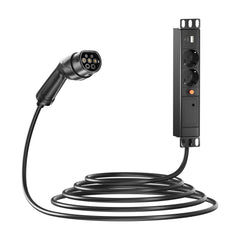 Noeifevo Fahrzeug zu Last (V2L) Adapter für MG und BYD ,Elektrofahrzeug-Entladeadapter 16A Typ 2 auf Schukosteckdose mit 5 Meter Kabel