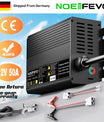 Noeifevo 14.6V 50A Schnelles Lithium LiFePO4 Batterieladegerät für 12V(12.8V) LiFePO4 Batterie, 0V BMS Aktivieren, Automatische Abschaltung mit Vollschutz