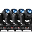30W Strahl-Gobo Moving-Head-Lichter, RGBW LED Bühnen-Scheinwerfer mit DMX512 für DJ, Disco, Hochzeit, Party und Bühnenbeleuchtung