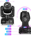 30W Strahl-Gobo Moving-Head-Lichter, RGBW LED Bühnen-Scheinwerfer mit DMX512 für DJ, Disco, Hochzeit, Party und Bühnenbeleuchtung