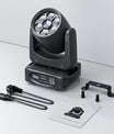 150W Bee Eye Moving Head Partylichter, RGBW Gobo Bühnenleuchten mit DMX512-Steuerung, DJ-Lichter für Weihnachten, Disco, Party, Club und Bar-Show