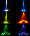 120W Gobo Moving-Head-Leuchte, 3-fach-Prisma-Bühnenlicht mit RGBW, DMX-gesteuert, LED-Strahler für KTV, DJ, Disco, Shows und Partys