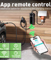 NOEIFEVO Mobile Wallbox 11kW mit APP [5m/10m | 3-phasig | 6–16 A], Ladekabel e Auto CEE-16A 400V auf Typ 2 mit Einstellbarer Ladeleistung, EV-Ladegerät für ID.3/4/5/7, IX1, Model 3/Y und andere BEV/PHEV
