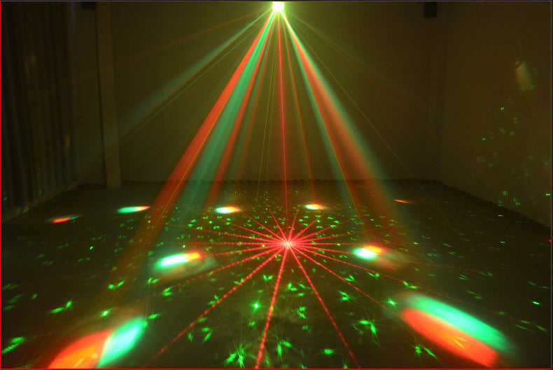 3-in-1 DMX RGBW Party-Licht, LED Laser Stroboskop Disco DJ Beam Spot Bühnenbeleuchtung, Tanzclub Hochzeit Schmetterlingslicht