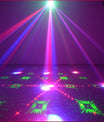 3-in-1 DMX RGBW Party-Licht, LED Laser Stroboskop Disco DJ Beam Spot Bühnenbeleuchtung, Tanzclub Hochzeit Schmetterlingslicht
