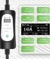 Tragbares Type2 3.6KW 16A EV-Ladegerät, 5 Meter mobiles EV-Ladekabel mit Schuko