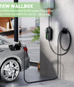 NOEIFEVO F097 EV Mobile Wallbox 11KW mit APP, 3-phasig 6-16A mit Einstellbarer Ladeleistung, Typ2 Ladekabel e auto, EV Ladegerät mit stromzähler