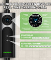 NOEIFEVO 2026 Pro Mobile Wallbox 22kw mit app, e auto CEE 32A auf Typ 2 Ladekabel, 3-phasig EV Ladegerät für Allen EVs(IEC 62196-2) & PHEVS