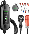 NOEIFEVO Mobile Wallbox/Ladestation 11kW [3-phasig|5m|6-16A] mit Traveller Adapter Set, Ladekabel CEE 16A auf Typ 2 und EV Ladegerät für Model Y/3, ID.3/4/5, MG4, EX30, e-up, e-tron, Zoe und andere EV