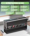 NOEIFEVO 84V 5A Lithium-Batterieladegerät für 74V (72V) 20S-Batterie, automatische Abschaltung, Aluminiumgehäuse, mit Lüfter