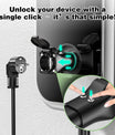 NOEIFEVO Typ 2-auf-Schuko-Adapter, Schuko-Steckdosenadapter zur Stromversorgung vom EV-Ladegerät oder der EV-Ladestation, mit Entriegelungstaste, CP- und PP-Kommunikationsprotokoll