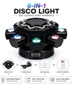 150W 8-ramenné RGB Laser Moving Head svetlo, DJ pódiové svetlo s diaľkovým ovládaním, DMX512 diskotékové svetlo na party, koncerty, bary a oslavy
