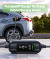 NOEIFEVO Mobile Wallbox/Ladestation 11kW [3-phasig|5m|6-16A] mit Traveller Adapter Set, Ladekabel CEE 16A auf Typ 2 und EV Ladegerät für Model Y/3, ID.3/4/5, MG4, EX30, e-up, e-tron, Zoe und andere EV
