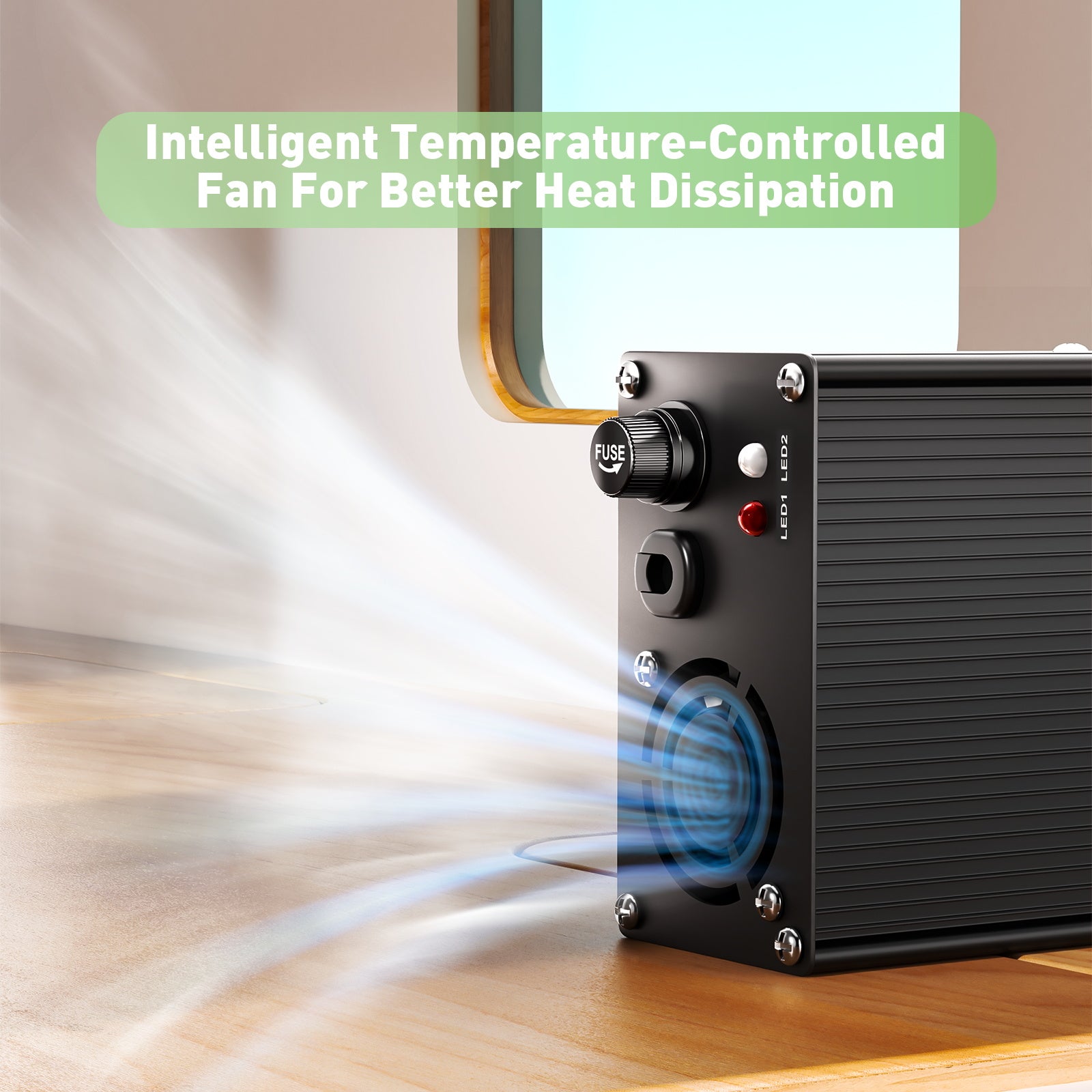 NOEIFEVO 84V 5A Lithium-Batterieladegerät für 74V (72V) 20S-Batterie, automatische Abschaltung, Aluminiumgehäuse, mit Lüfter