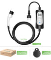 Tragbares Type2 3.6KW 16A EV-Ladegerät, 5 Meter mobiles EV-Ladekabel mit Schuko