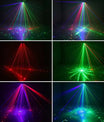 Discolys Partylys, LED RGB-lys DJ-projektor musikkstyrt DJ-discolys, DMX-effektspot for KTV, familietreff, bryllup, bursdag, Halloween