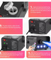 500Watt-Nebelmaschine, RGB-Dreifarben-LED-Mischnebelstrahl, mit Fernbedienung, geeignet für DJs, Discos, Partys, Halloween, Hochzeiten, Weihnachten und andere Anlässe