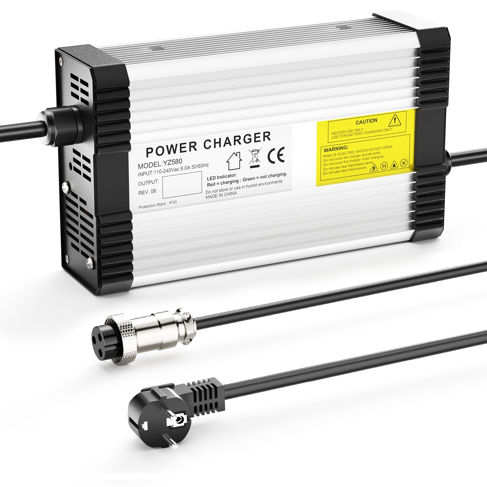 NOEIFEVO 25.2V 15A Lithium-Batterieladegerät für 6S 22.2V  Lithium  Batterie,mit Kühlventilator, automatische Abschaltung.