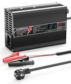 NOEIFEVO 58.4V 2.5A LiFePO4 Batterie-Ladegerät für 16S 48V 51.2V LiFePO4 Batterie, mit LCD-Anzeige, Kühlventilator, automatischer Abschaltung