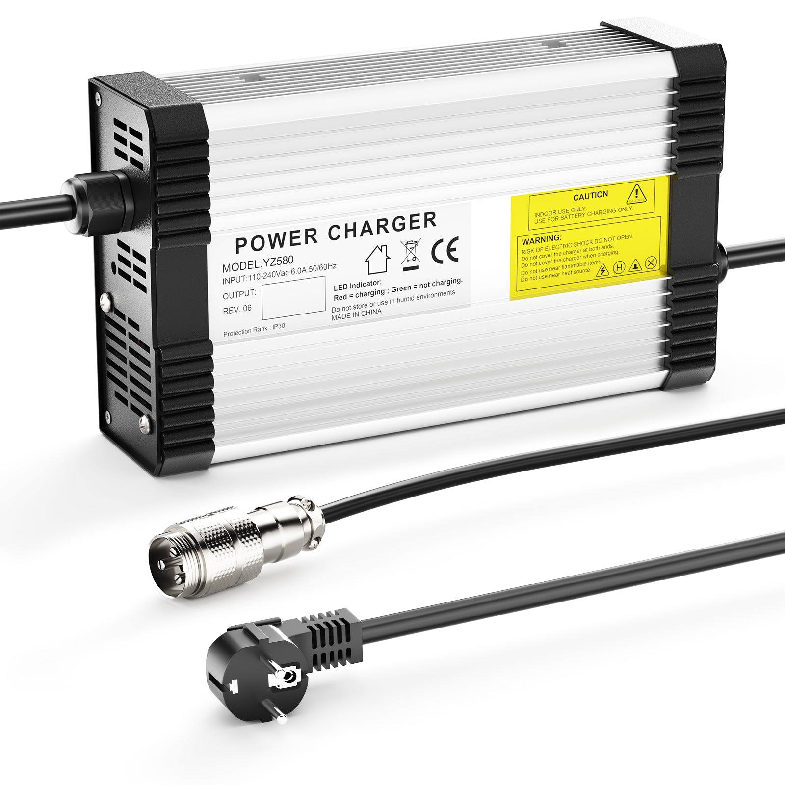 NOEIFEVO 25.2V 15A Lithium-Batterieladegerät für 6S 22.2V  Lithium  Batterie,mit Kühlventilator, automatische Abschaltung.