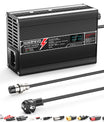 NOEIFEVO 58.4V 2A LiFePO4 Batterie-Ladegerät für 16S 48V 51.2V LiFePO4 Batterie, mit LCD-Anzeige, Kühlventilator, automatischer Abschaltung