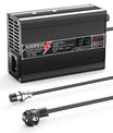 NOEIFEVO 58.4V 2.5A LiFePO4 Batterie-Ladegerät für 16S 48V 51.2V LiFePO4 Batterie, mit LCD-Anzeige, Kühlventilator, automatischer Abschaltung
