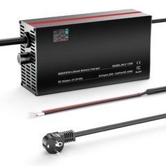 NOEIFEVO 67,2V 2-20A Lithium-Batterieladegerät für 59.2V 60V 16S Lithium-Li-Ionen-Lipo-Batterie, LCD-Anzeige, Strom einstellbar, Ladegerät für E-Bike, Roller, Elektromotorrad