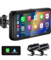 NOEIFEVO MT9B Motorrad-Carplay-Bildschirm mit Toter-Winkel-Erkennungsfunktion, kabelloses CarPlay und Android-Auto, tragbarer wasserdichter 6,3-Zoll-Touchscreen, verbessertes Dual-Bluetooth, Navigation
