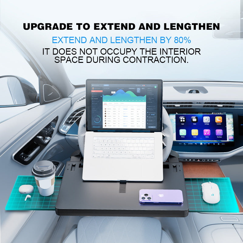 Multifunktionaler Lenkrad-Tisch fürs Auto – ideal zum Essen, Arbeiten oder als Laptop-Ablage unterwegs Portable Car Tray Table for all vehicles