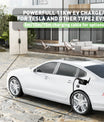 NOEIFEVO Mobile Wallbox 11KW Für Tesla, mit Taster zum Öffnen und Entriegeln des Deckels