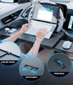 Multifunktionaler Lenkrad-Tisch fürs Auto – ideal zum Essen, Arbeiten oder als Laptop-Ablage unterwegs Portable Car Tray Table for all vehicles