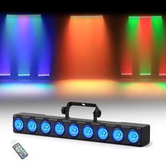 60W Wandfluter, 9 LEDs mit 4-in-1 RGBW-Licht, Bühnenbeleuchtungseffekte, DJ-Partyleuchte, Projektorleuchte, geeignet für Diskotheken und Theater.