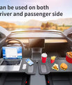 Tragbarer Tisch für Tesla Model 3 / Y / S – Lenkrad-Tisch für Laptop, klappbarer Fronttisch zum Arbeiten und Essen (77,5 × 30 cm)