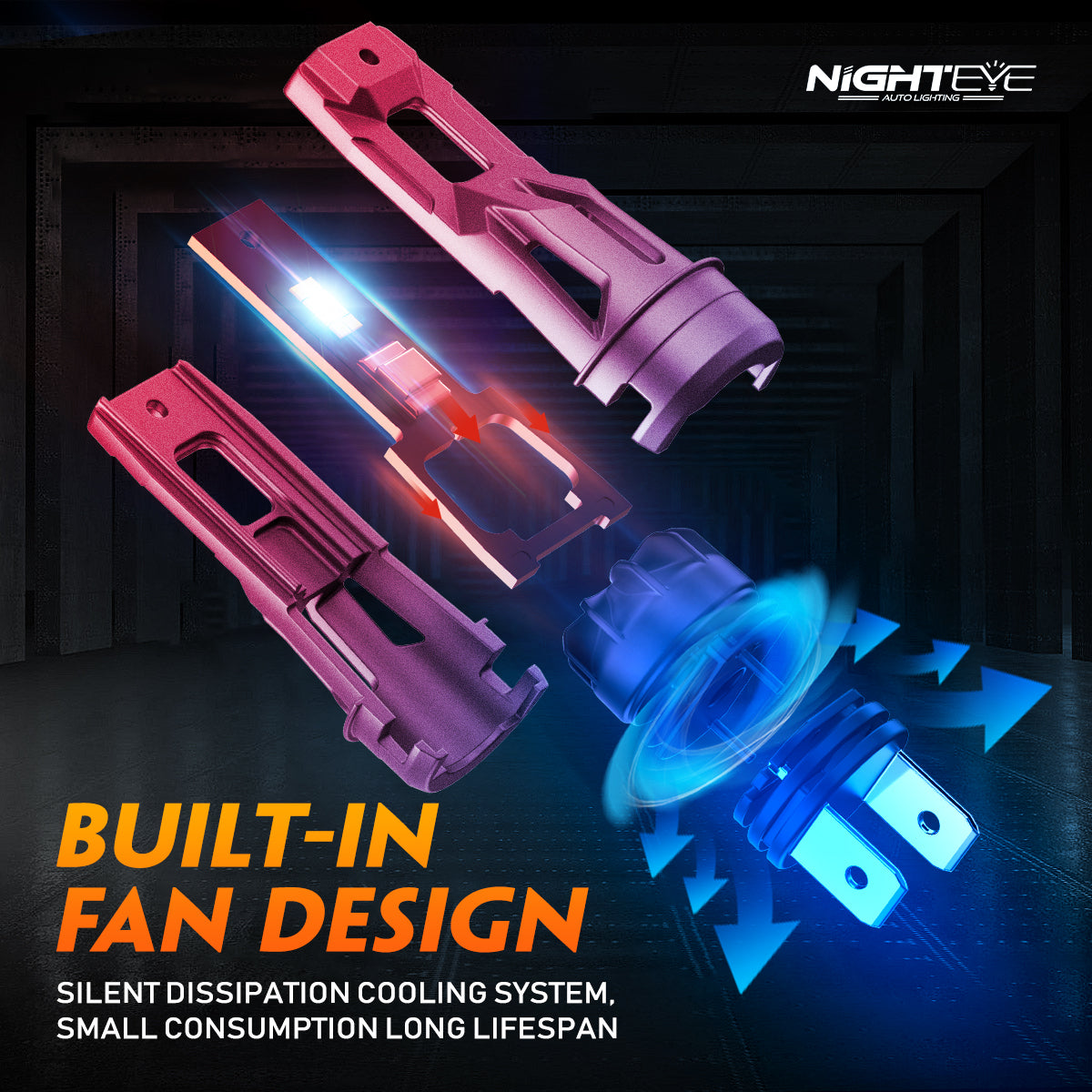 2 Stück 60W 12000 Lumen Auto Scheinwerferlampe, H7 LED Lampe