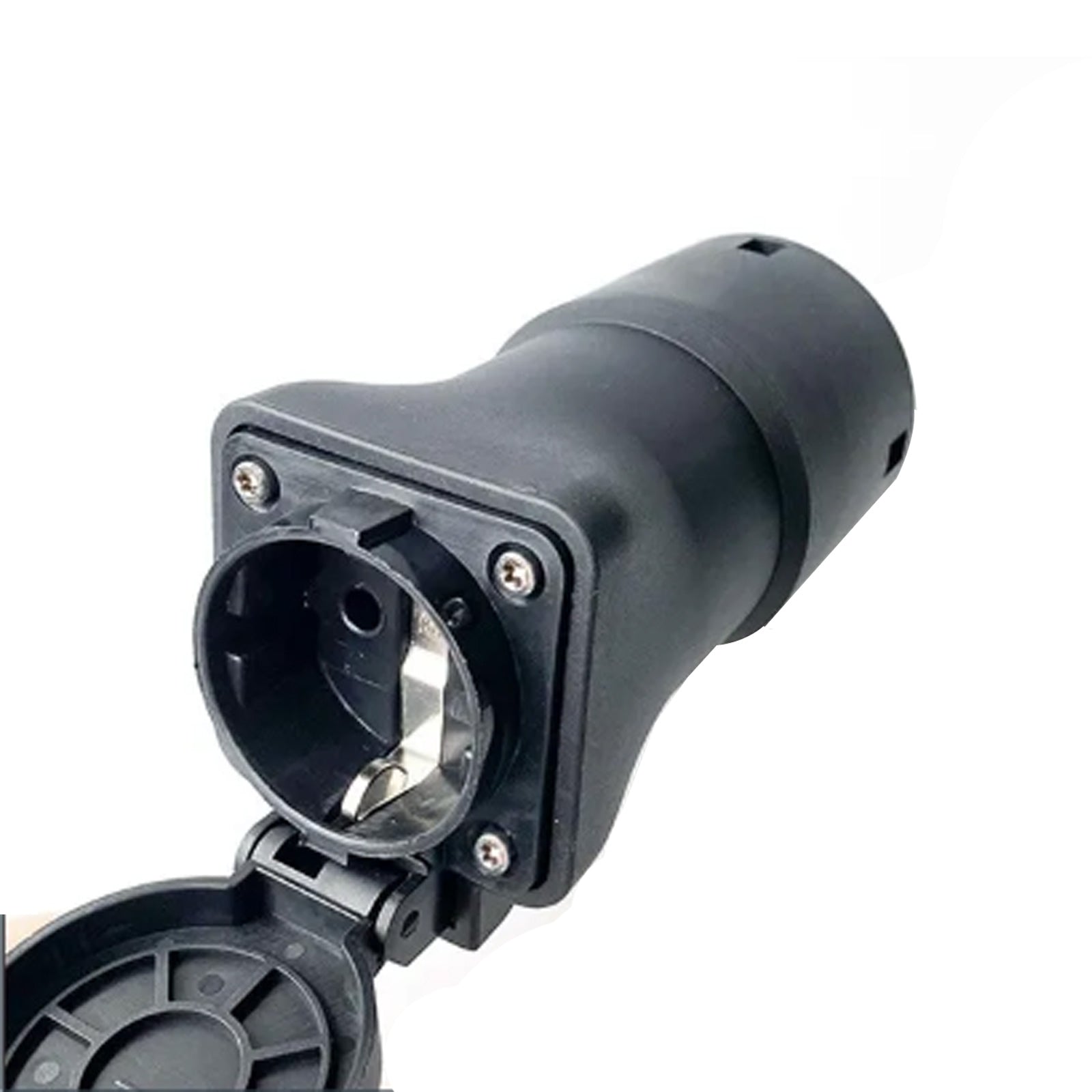 Noeifevo Elektrofahrzeug-Entladeadapter 16A Typ 2 Buchse auf Schukosteckdose，Fahrzeug zu Last (V2L) Adapter für MG BYD KIA Hyundai Xpeng Hongqi Smart