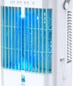 Mobile Klimaanlage 4 in 1, energiesparender Mini-Luftkühler mit großem Wassertank (1200 ml), 3-stufiger Verdunstungskühlung, 7-Farben-LED, Timer und geringer Geräuschentwicklung für Homeoffice und Schlafzimmer