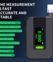 NOEIFEVO D1000 Alkoholtester mit hochpräzisem Brennstoffzellen-Sensor, Promilletester, klappbare Düse, LED-Anzeige, vielseitig verwendbarer Alkohol-Detektor