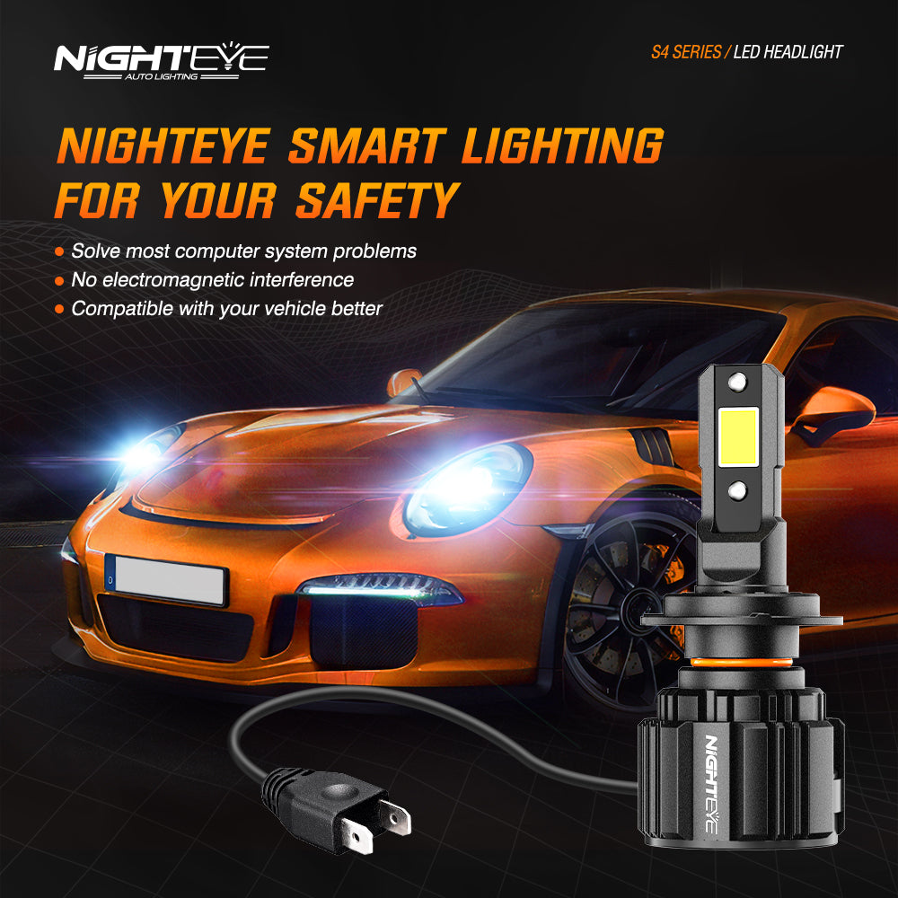 2 Stück 72W 15000LM Lumen Auto Scheinwerferlampe,  H7 H11 9005 9006  LED Lampe