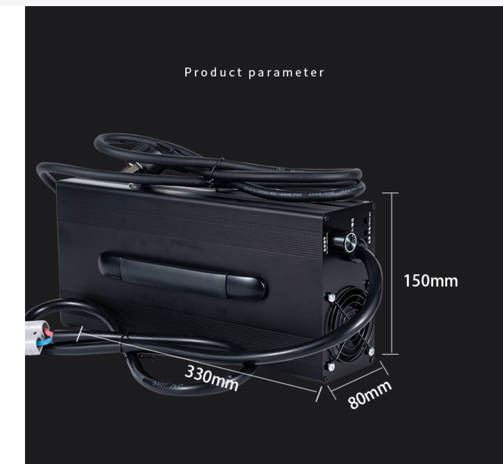 NOEIFEVO 24 V 5–50 A Strom einstellbares Blei-Säure-Batterieladegerät, LCD-Display, Schnellladegerät für Wohnmobil, Trolling-Motor, Boot und Wohnwagen