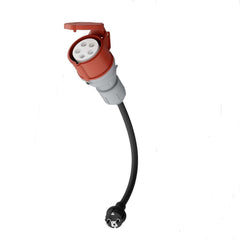CEE 32A 5 Pin Buchse zu EU Schuko Stecker, Schuko Adapter für 22KW 16A 3 Phase EV Ladegerät
