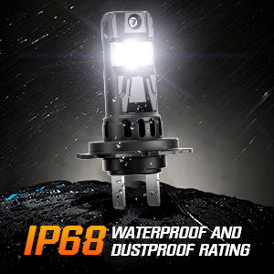 2 Stück 70W 20000LM Lumen Auto Scheinwerferlampe, H7 H11 9005 9006 H4 LED Lampe