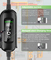 10Meters 11KW typ 2 16A 3 fáze Mobilní nabíjecí stanice EV Wallbox, CEE 16A zástrčka, Schuko zástrčka na cesty