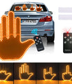 Gestenlicht für die Autofernbedienung, Plug-in-Gestenlicht, lustiges Ausdruckslicht für die Heckscheibe, Daumengestenlicht