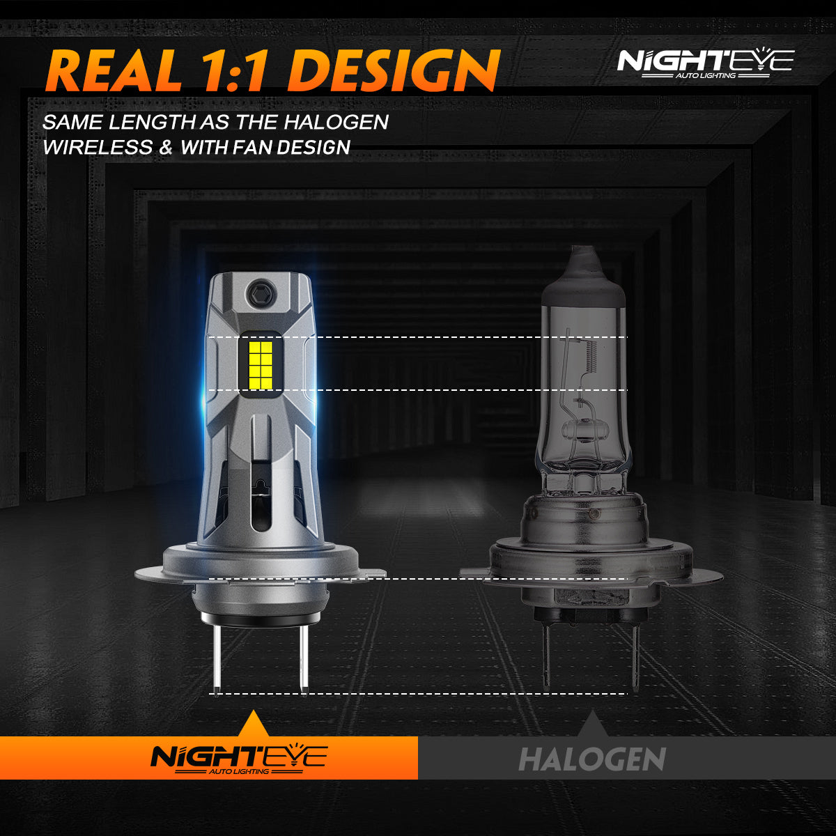 2 Stück 60W 12000 Lumen Auto Scheinwerferlampe, H7 LED Lampe