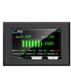 Batterie-Display 4,3-Zoll LCD-TFT-Bildschirm – Spannungs-, Strom-, SOC- und Temperaturanzeige, Touchscreen – Für Jikong BMS (88,5 × 135,9 mm)