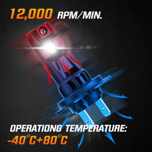 2 Stück 70W 20000LM Lumen Auto Scheinwerferlampe, H7 H11 9005 9006 H4 LED Lampe